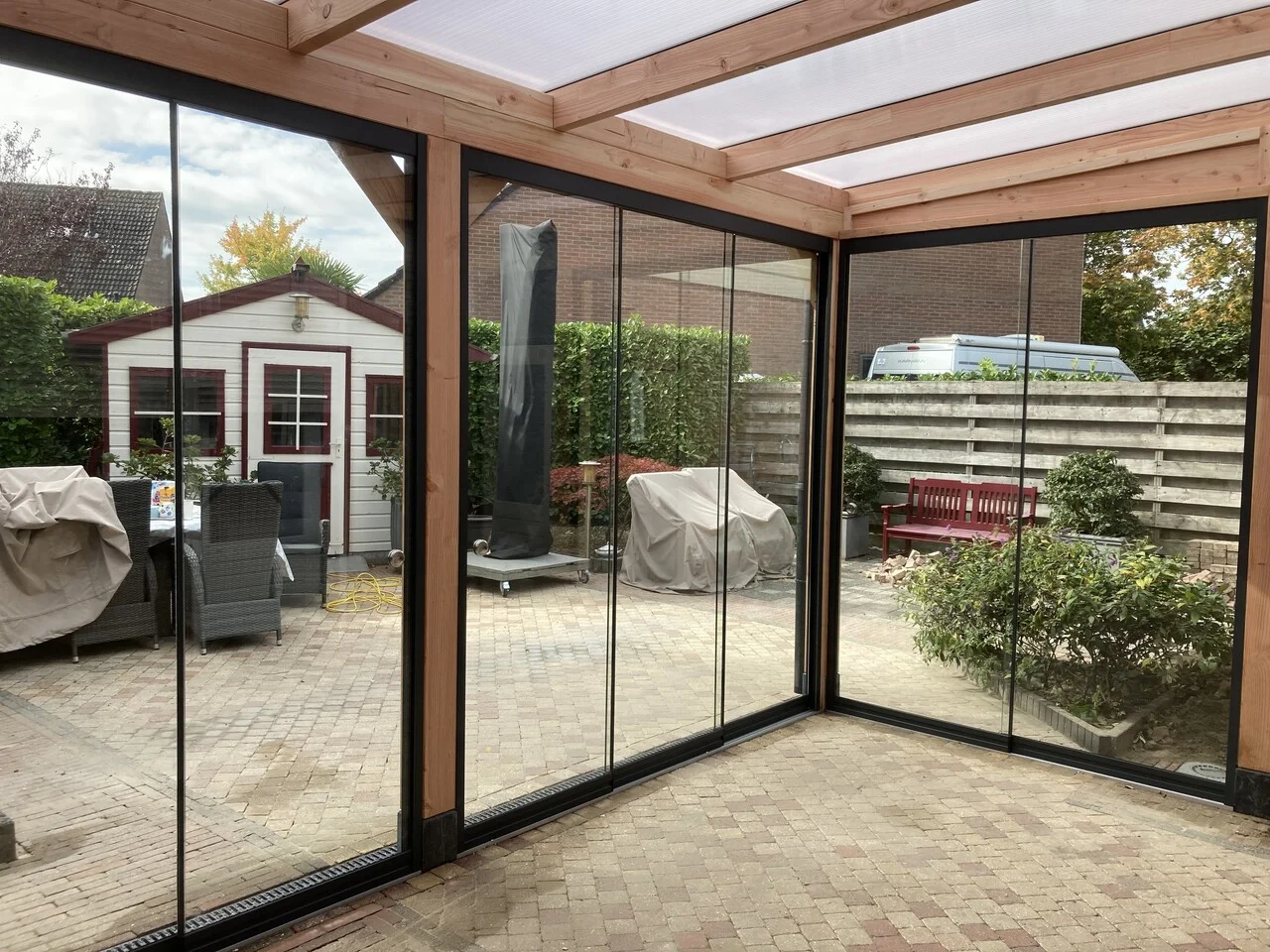 tuinhuis met veranda