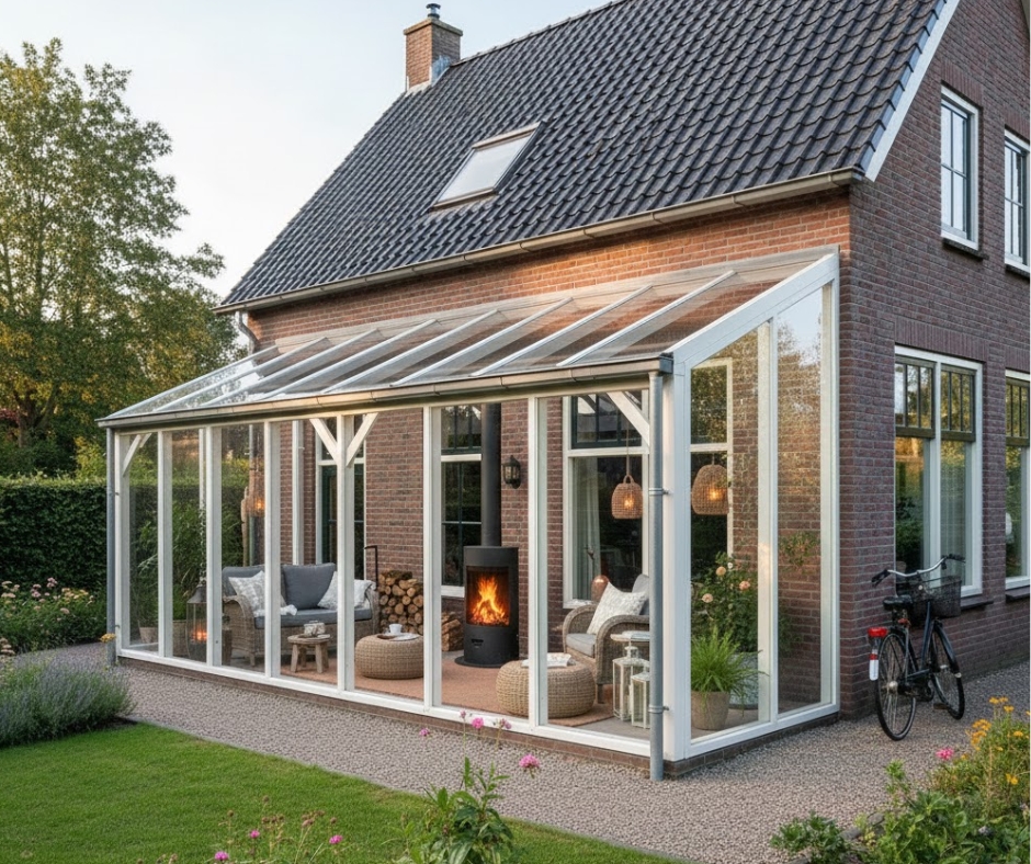 Veranda in Assen met extra opties